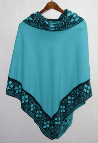 Geometric Teal Cape